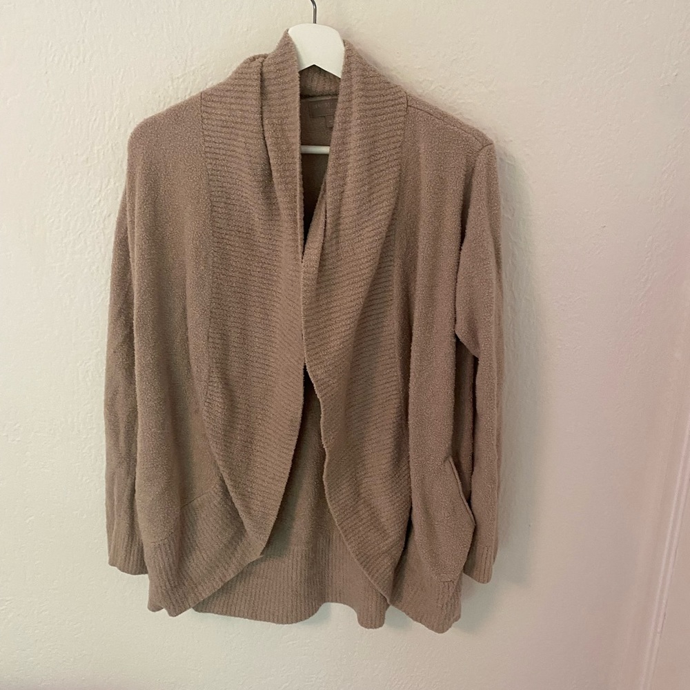 Barefoot dreams tan sweater
